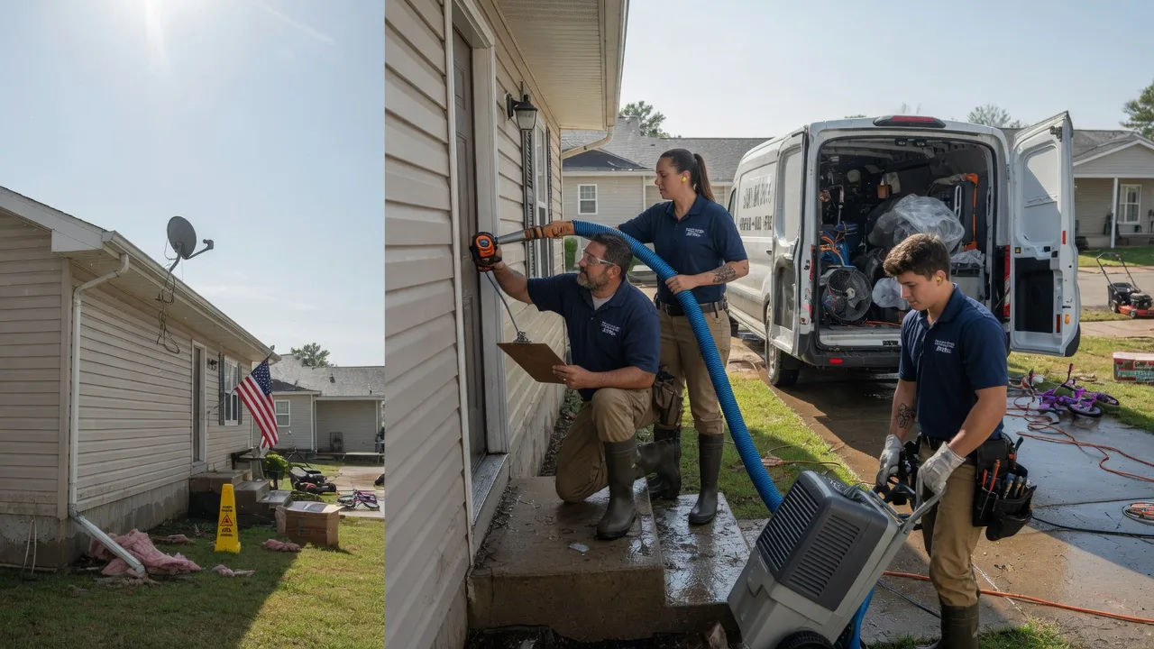 Ceiling Water Damage Restoration in East Smithfield, PA near me